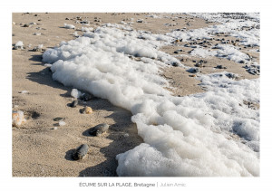 Écume sur la plage - Baie d'Audierne - Julien Amic