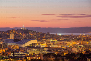 Marseille à la nuit tombante - Julien Amic