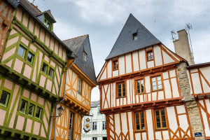 Maisons à colombages à Vannes - Naturimages - julien Amic